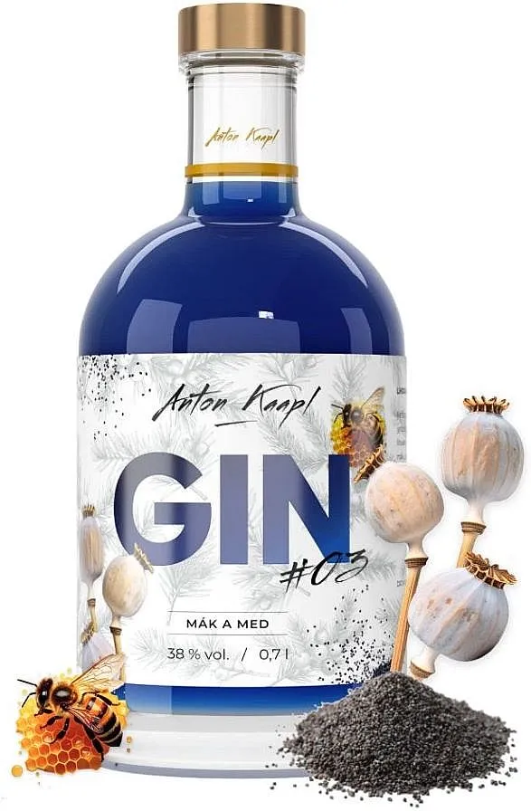 A. Kaapl Gin #3 Mák a Med   38%0.7l