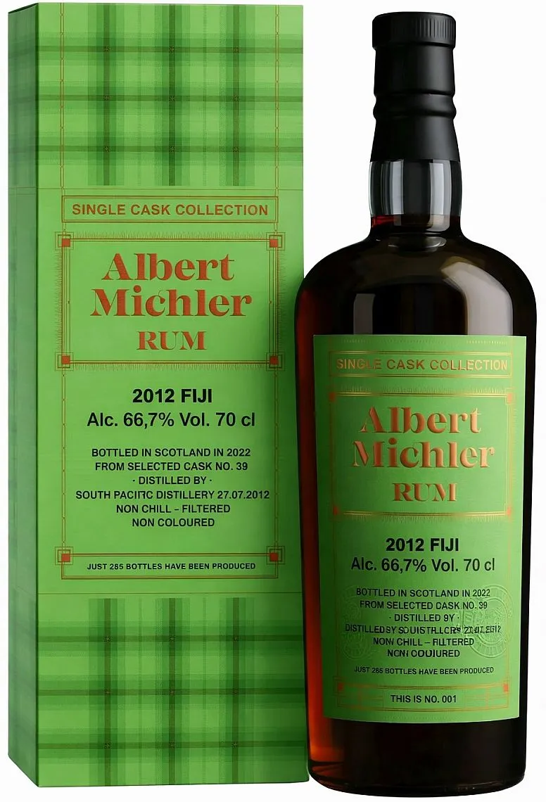 Rum Albert Michler 2012 Fiji gB 66.7%0.70l