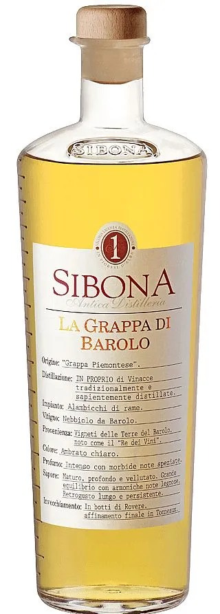 BIG Grappa Sibona di Barolo vyzrálá magnum  40%1.50l