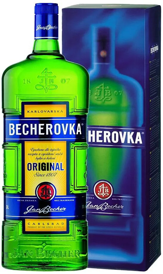 BIG Likér Becherovka ORIGINAL v krabičce 38%3.00l