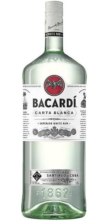 BIG Rum Bacardi Carta blanca Superior Magnum  37.5%1.50l