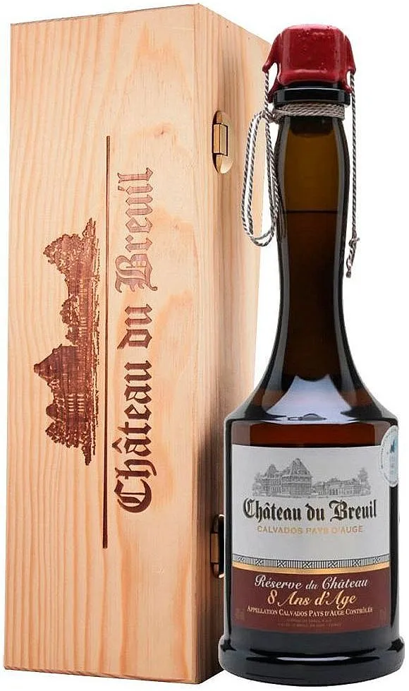 Calvados Ch.Breuil 8y Reserve du Chateau ve dřevě  40%0.70l
