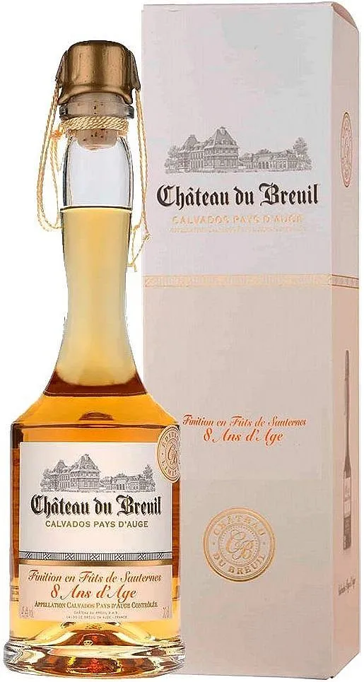 Calvados Ch.Breuil 8y Sauternes cask v krabičce  43.4%0.70l