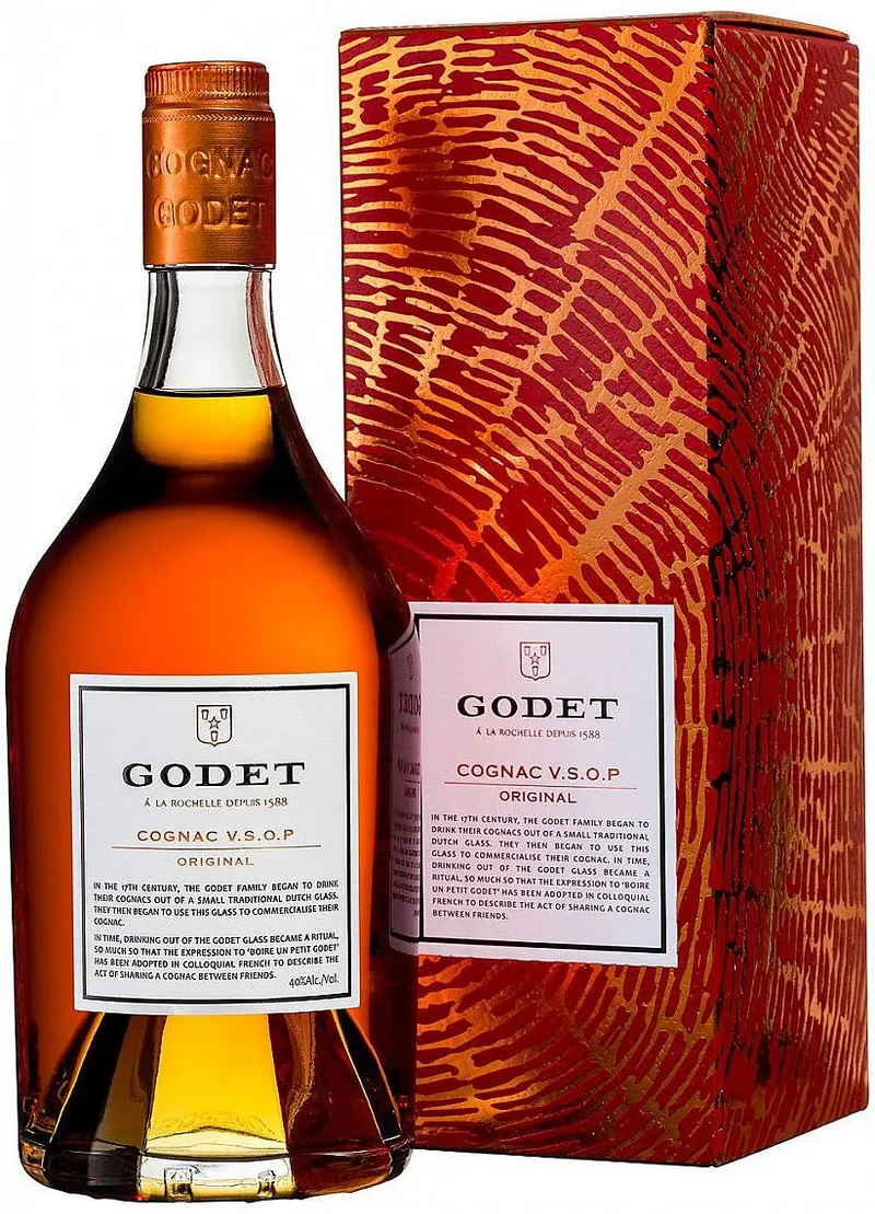 Cognac Godet VSOP Original v krabičce  40%0.70l