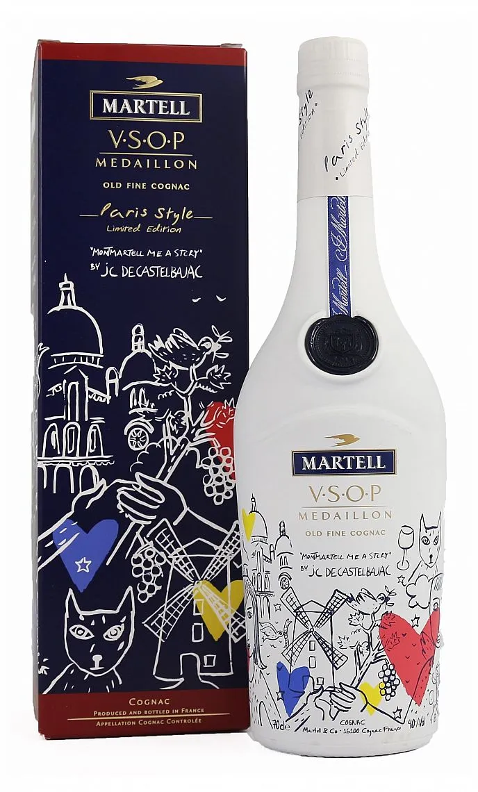 Cognac Martell VSOP French bílý 40%1.00l