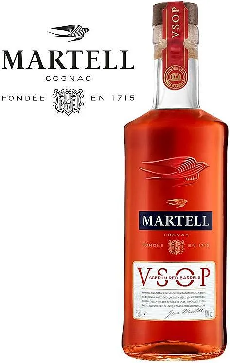 Cognac Martell VSOP holá láhev 40%0.70l