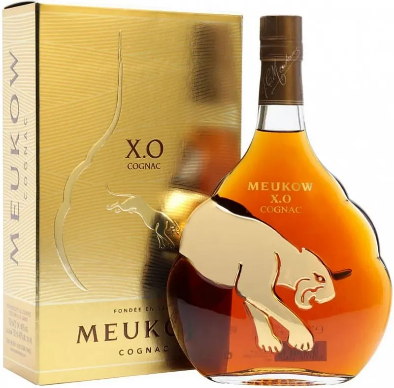 Cognac Meukow XO Gold zlatá krabička  40%0.70l