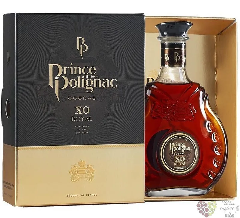 Cognac Polignac XO + sklo  gB 40%0.35l