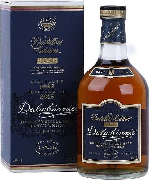 Whisky Dalwhinnie 1998 Distillers edition 2015 v krabičce 43%0.70l