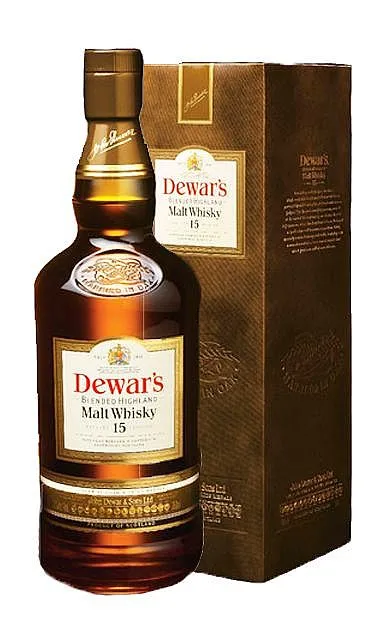 Whisky Dewars 15y Blended Highland malt gB 40%0.70l