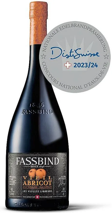 Fassbind Vieille Abricot stařená Meruňka holá lahev 40%0.70l