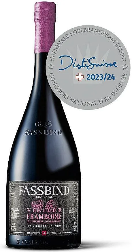 Fassbind Vieille Framboise stařená Malina holá lahev 40%0.70l