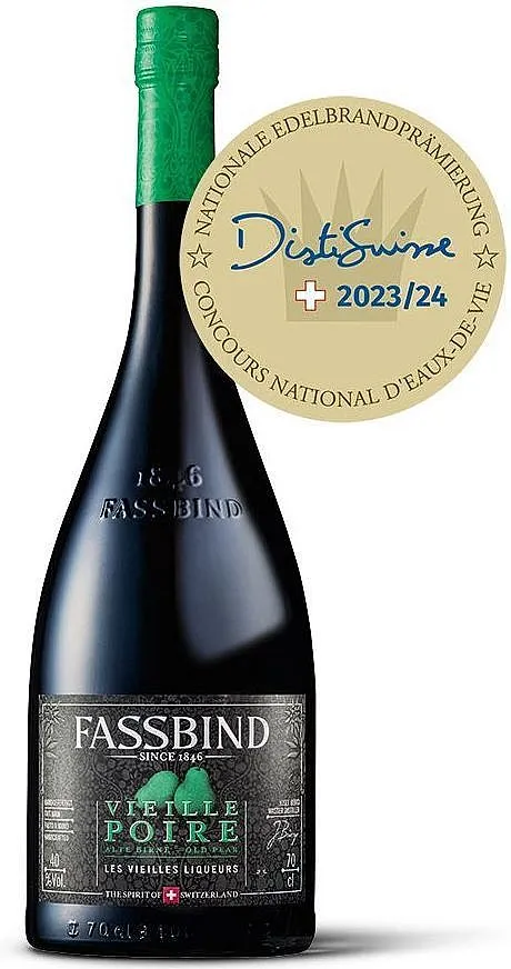 Fassbind Vielle Poire stařená hruška holá lahev 40%0.70l