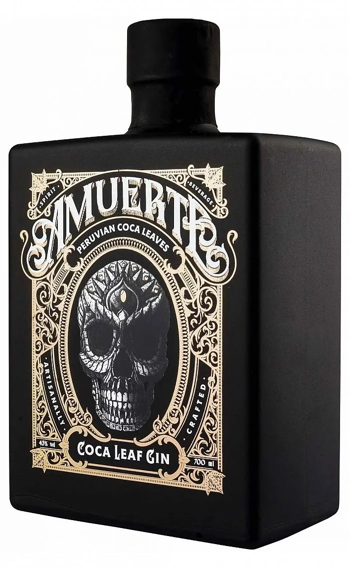 Gin Amuerte Coca leaf Black   43%0.70l