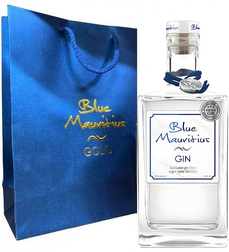 GIN Blue Mauritius v dárkové tašce 40%0.70l