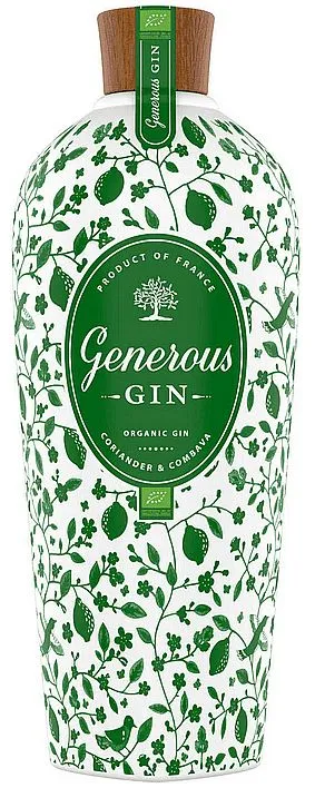 Gin Generous Organic Coriander & Combava - zelený 44%0.70l