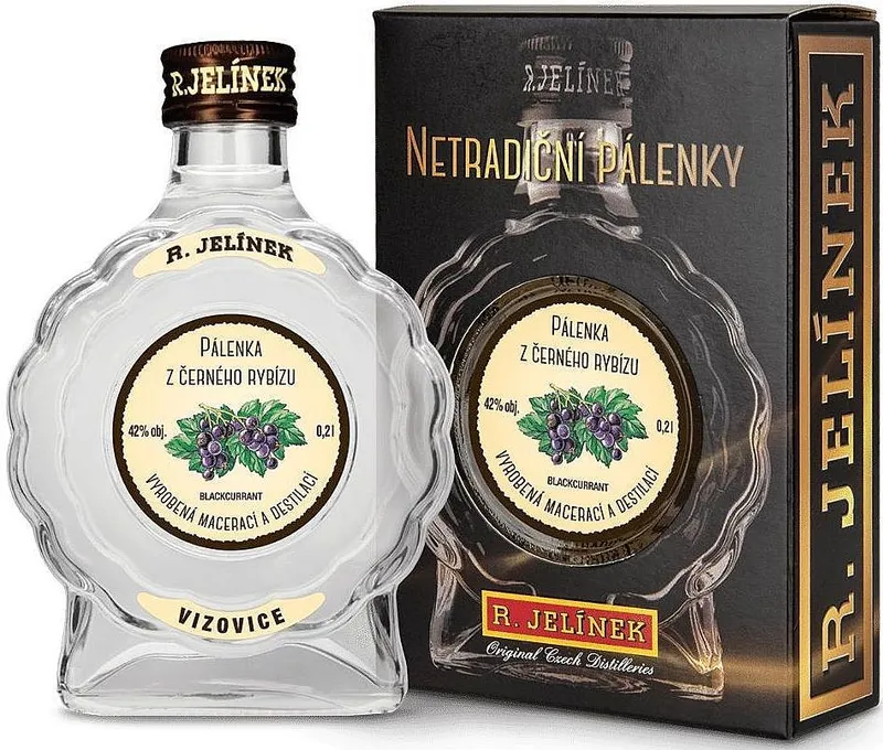 Jelínek Černý rybíz budík v krabičce  42%0.20l