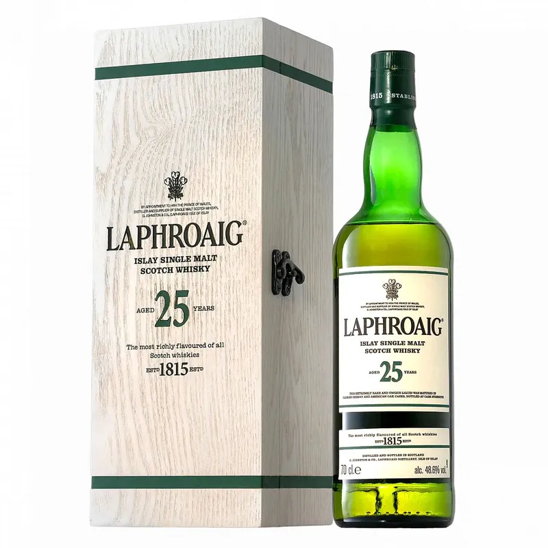 Laphroaig 25y 2016 dřevěná krabička  48.6%0.70l