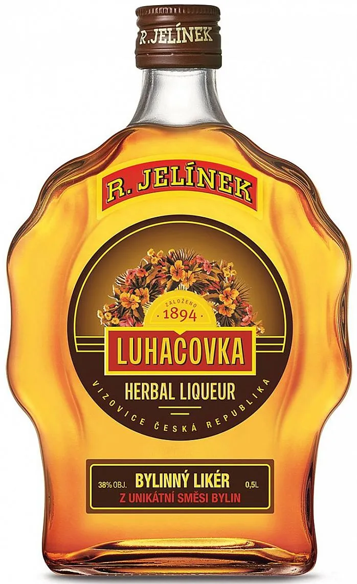 Likér Jelínek Luhačovická Bylinná budík  38%0.50l