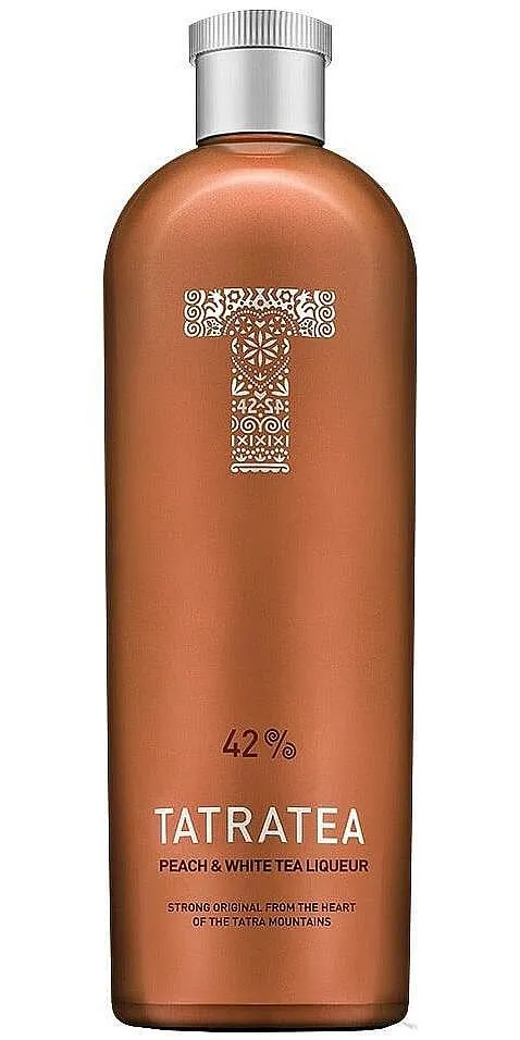 Likér Tatratea 42 Peach Tea Zlatá  42%0.70l