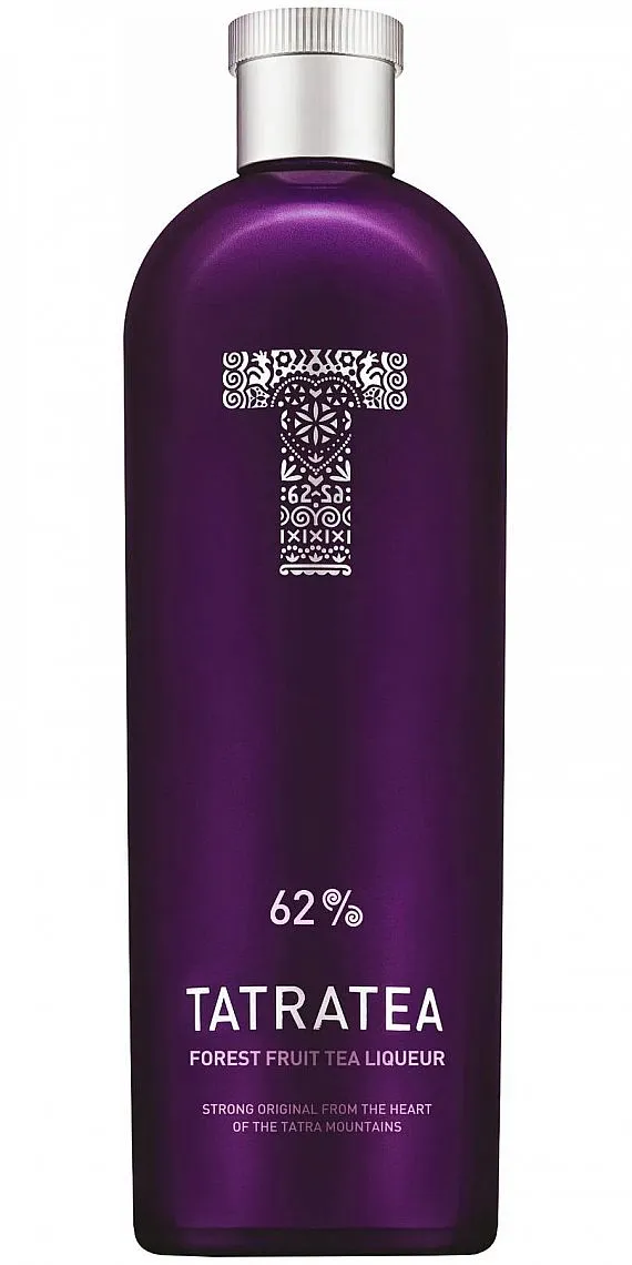 Likér Tatratea 62 Forest Fruit Tea Fialová 62%0.70l