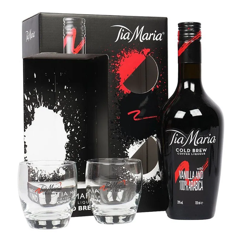 Likér Tia Maria + 2sklo  gB 20%0.70l