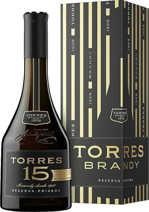 LITR Brandy Torres 15 Reserva Privada v krabičce  40%1.00l