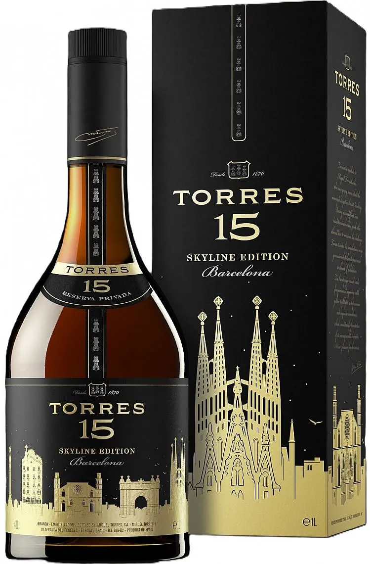 LITR Brandy Torres 15 Reserva Skyline v krabičce  40%1.00l