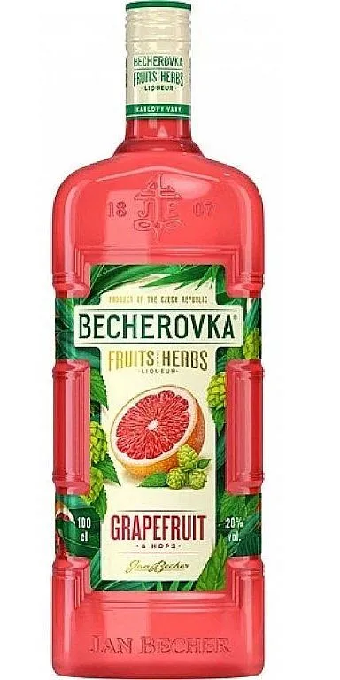 LITR Likér Becherovka Grapefruit & Hops holá lahev 20%1.00l