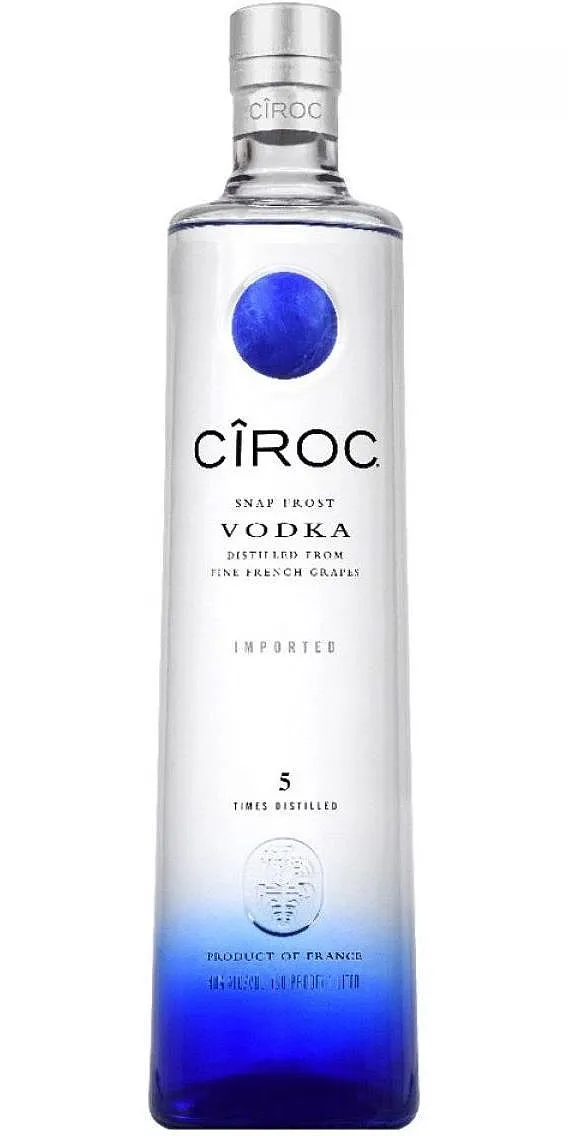 LITR Vodka Ciroc Original Snap Frost čirá  40%1.00l