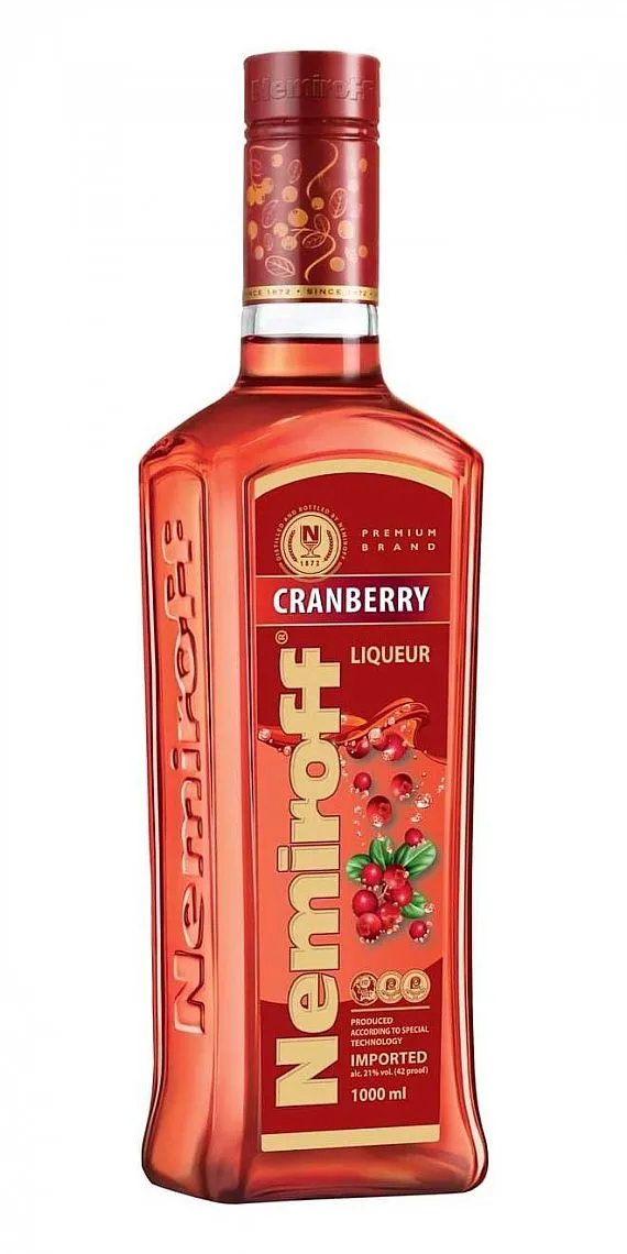 LITR Vodka Nemiroff ORIGINAL Cranberry  21%1.00l