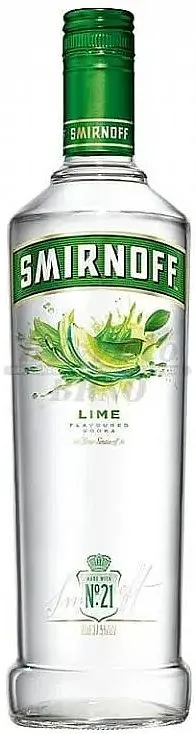 LITR Vodka Smirnoff Lime  37.5%1.00l