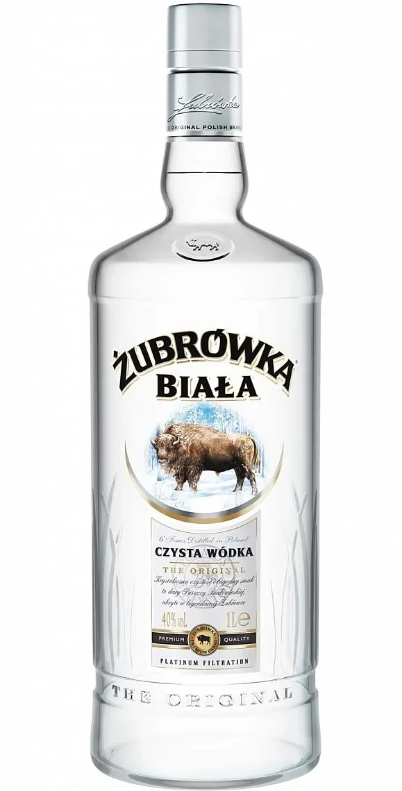 LITR Vodka Zubrowka Biala   40%1.00l