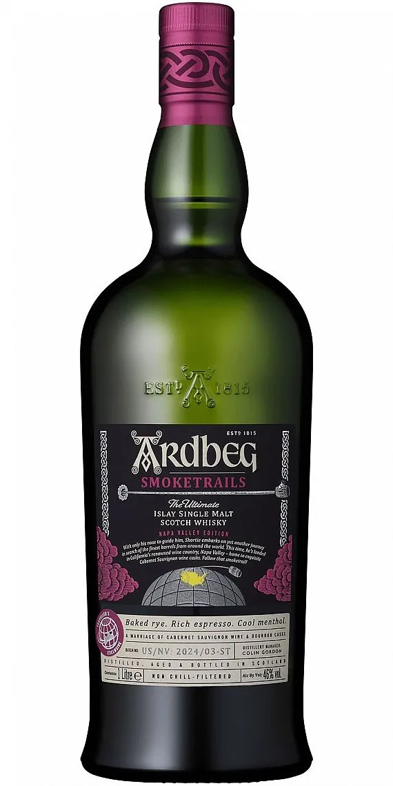 LITR Whisky Ardbeg Smoketrails Napa Valley Edition  46%1.00l