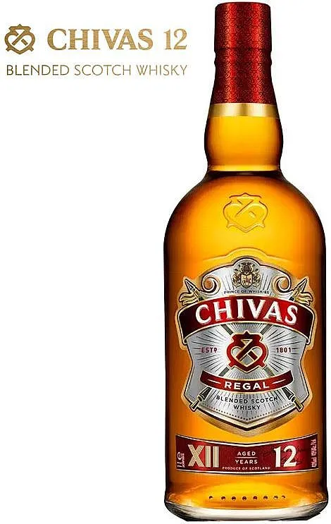 LITR Whisky Chivas Regal 12y holá láhev 40%1.00l