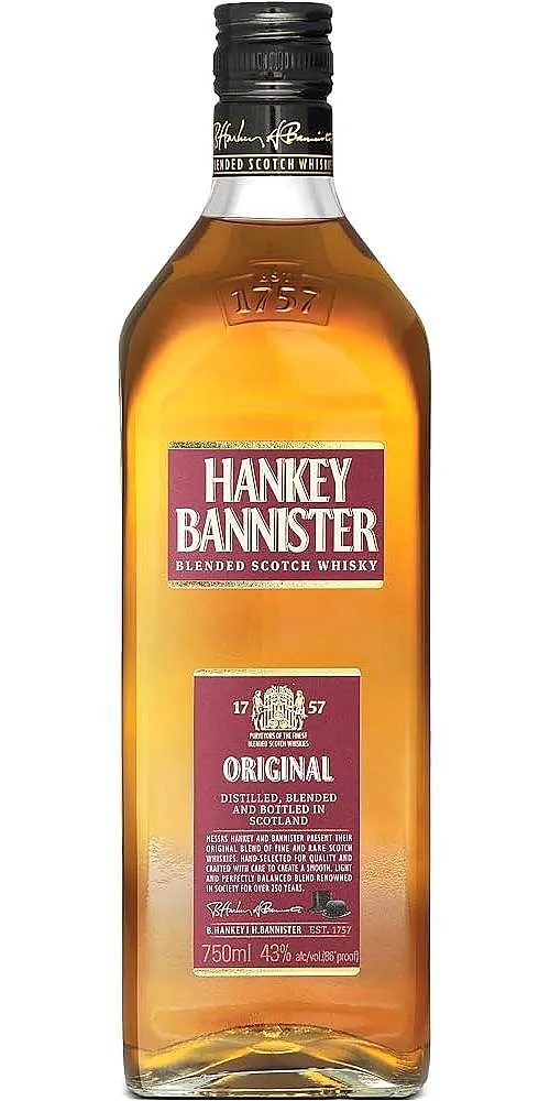 LITR Whisky Hankey Bannister Original holá lahev 40%1.00l