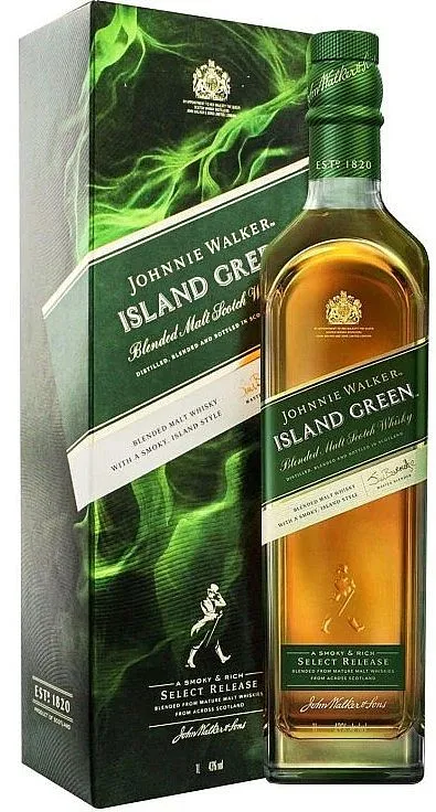 LITR Whisky J.Walker 15y Island Green  gB 43%1.00l