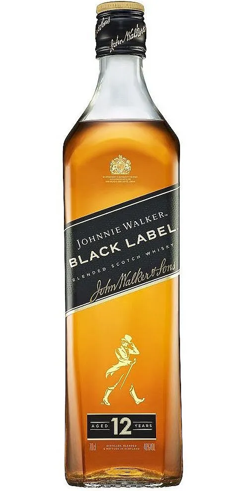 LITR Whisky J.Walker Black label holá lahev 40%1.00l