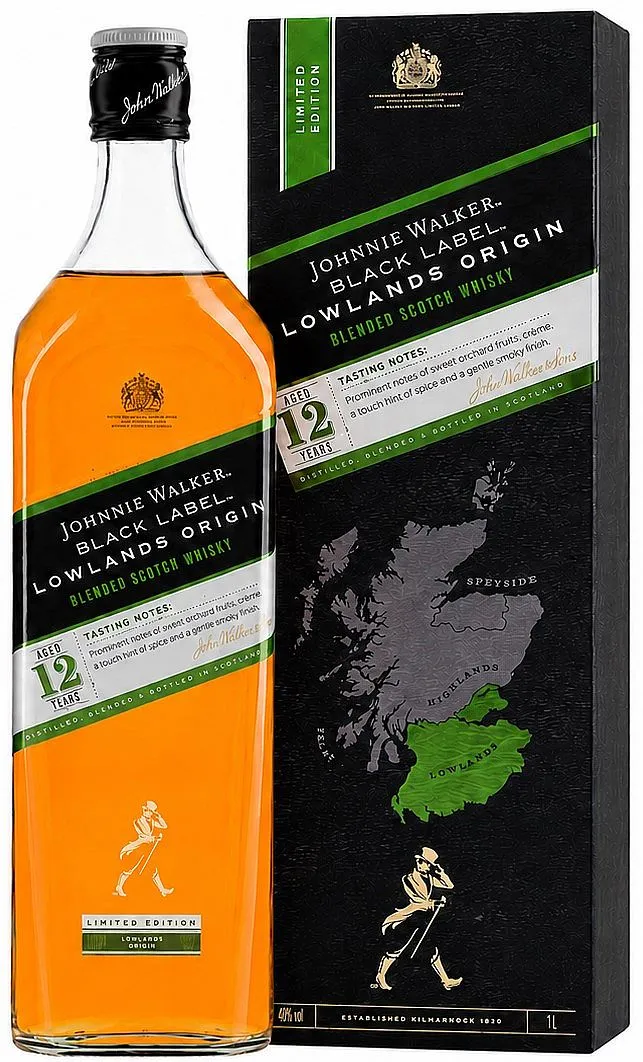 LITR Whisky J.Walker Origins Lowlands v krabičce  42%1.00l