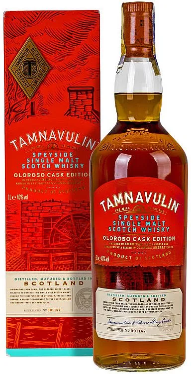 LITR Whisky Tamnavulin Sherry Oloroso cask gB 40%1.00l
