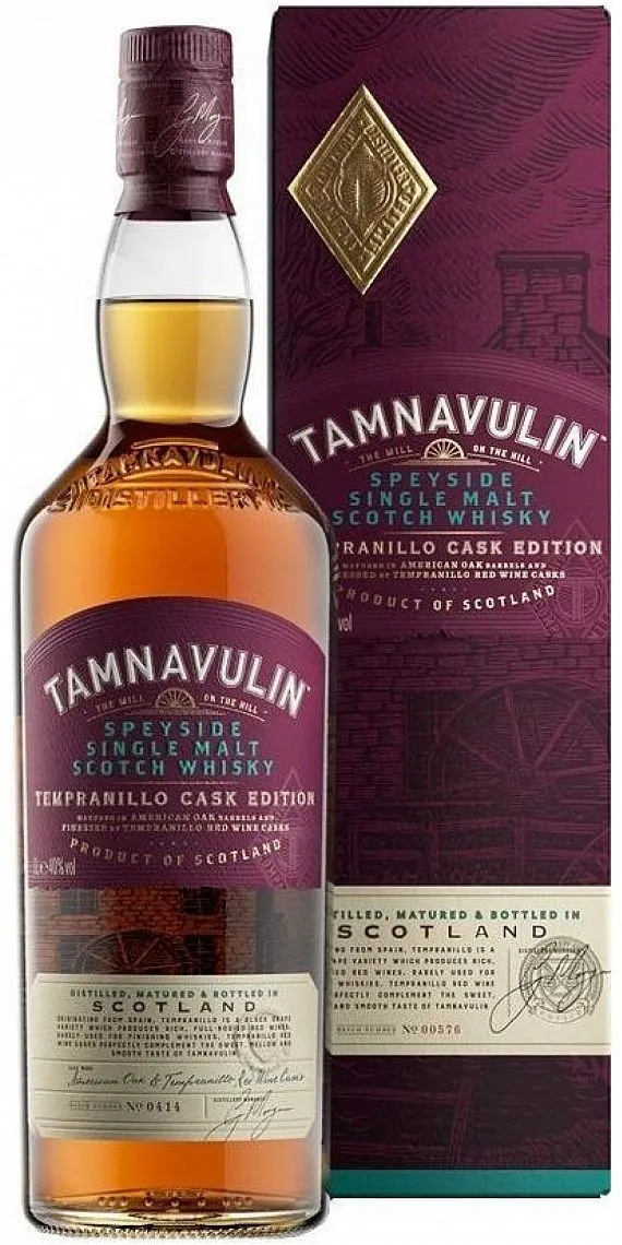 LITR Whisky Tamnavulin Tempranillo cask gB 40%1.00l