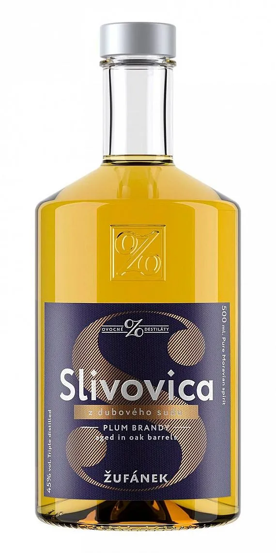 MINI Žufánek Slivovica z dubového sudu  45%0.10l