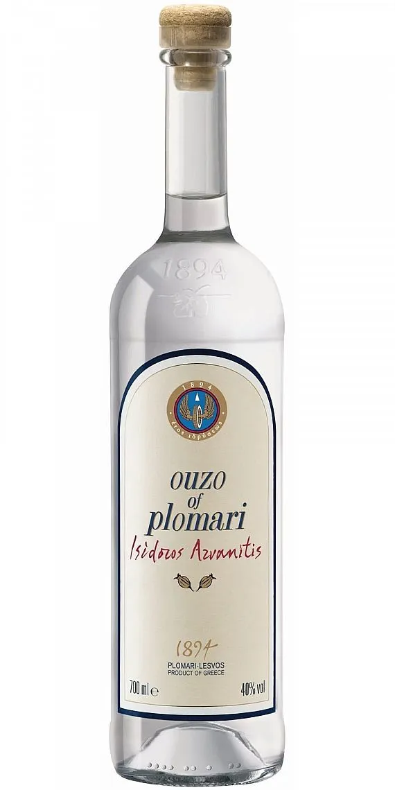 Ouzo Plomari holá láhev  40%0.70l