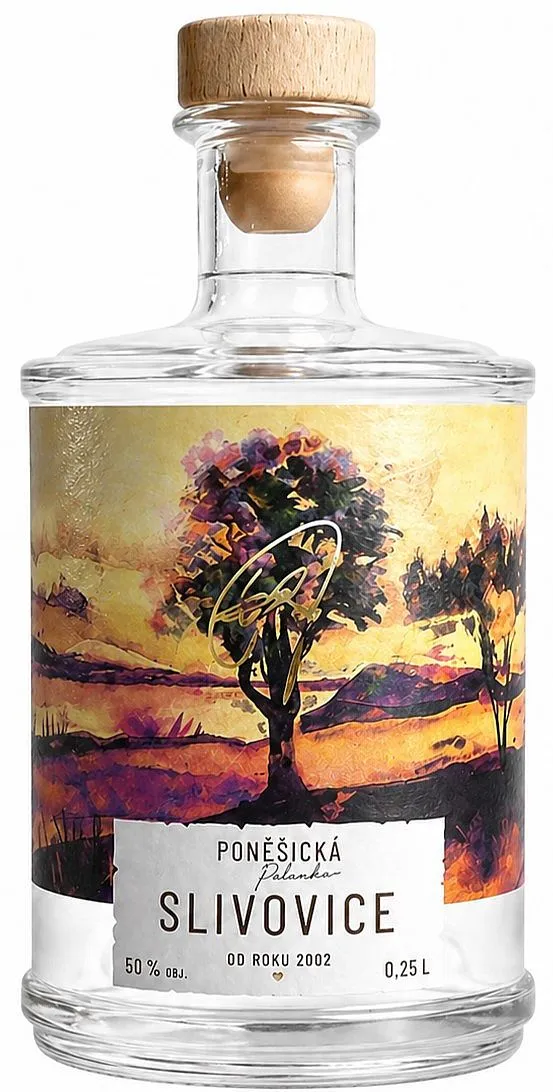 Poněšice slivovice 50%0.25l