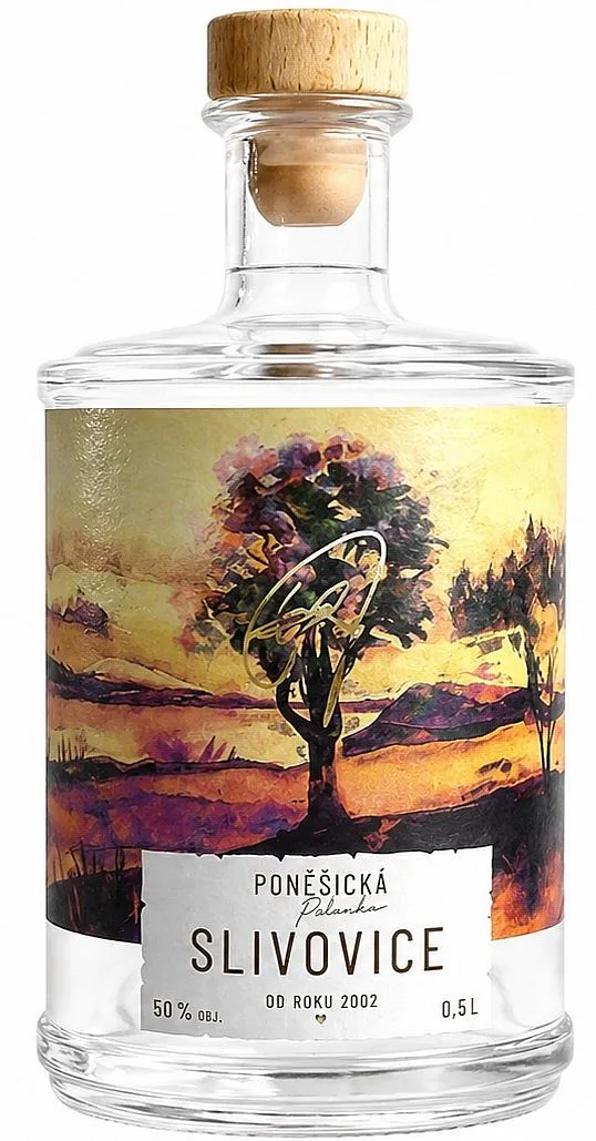 Poněšice slivovice 50%0.5l