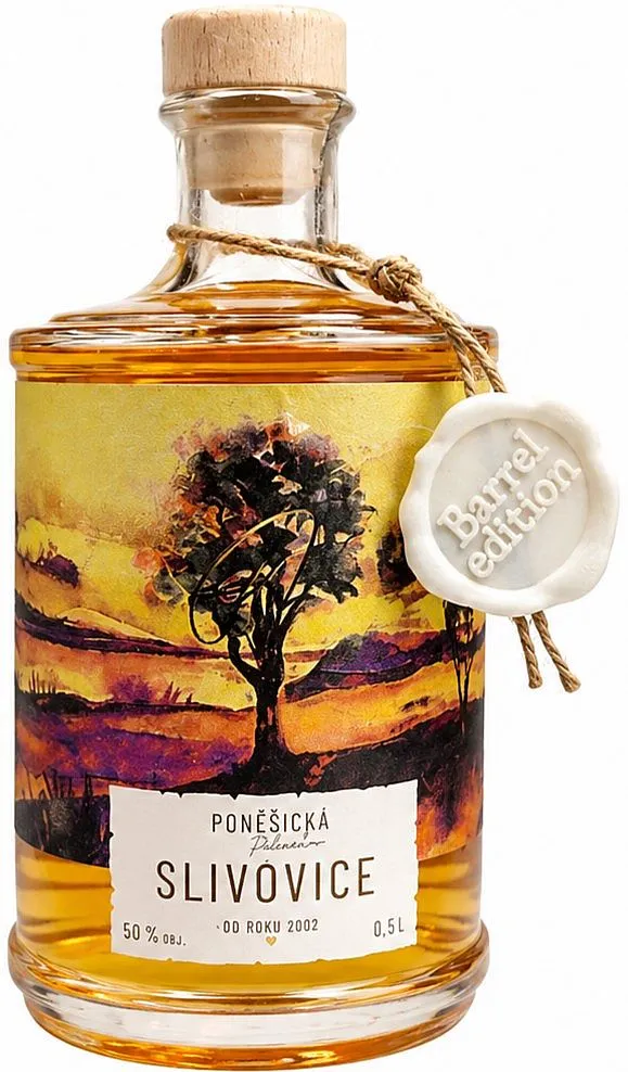 Poněšice slivovice Barrel Edition  50%0.5l