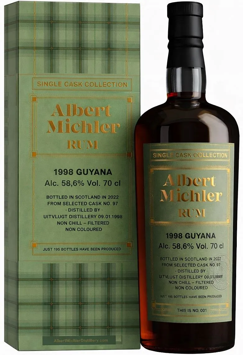 Rum Albert Michler 1998 Guyana  gB 58.6%0.70l