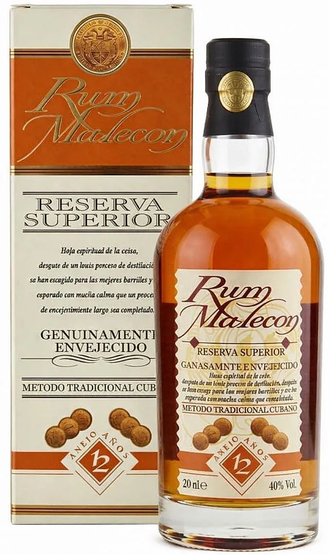 Rum Malecon 12y  gB 40%0.20l