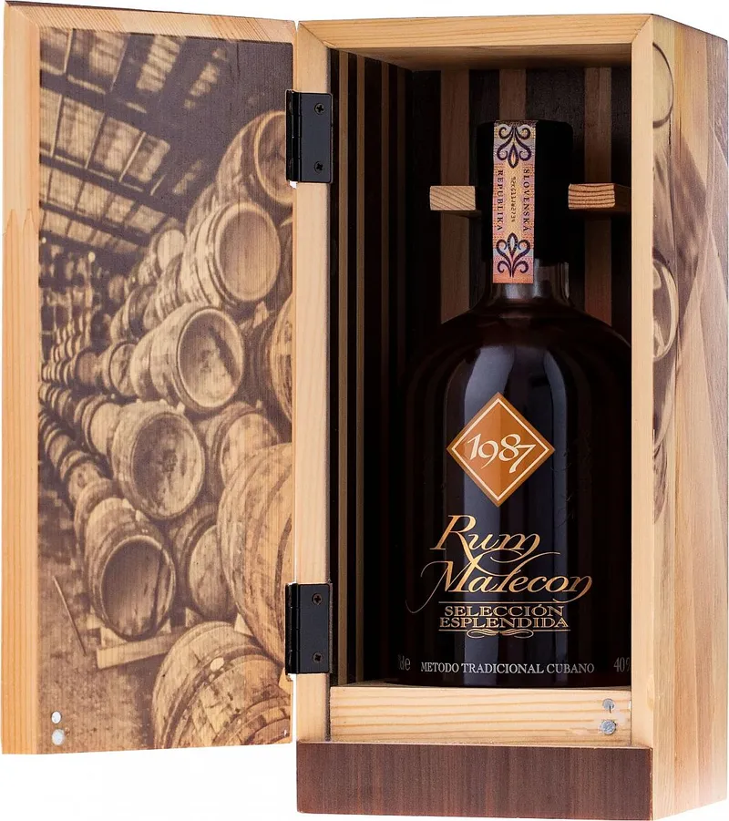 Rum Malecon 1987 Seleccion Esplendida wood box 40%0.70l
