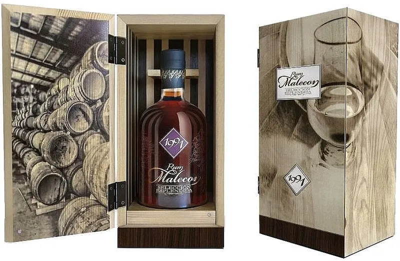 Rum Malecon 1991 Seleccion Esplendida wood box 40%0.70l